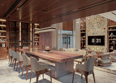 Bàn ăn gỗ óc chó BA - 23